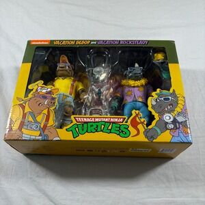 Teenage Mutant Ninja Turtles Vacation Bebop & Vacation Rocksteady Figure NEW
